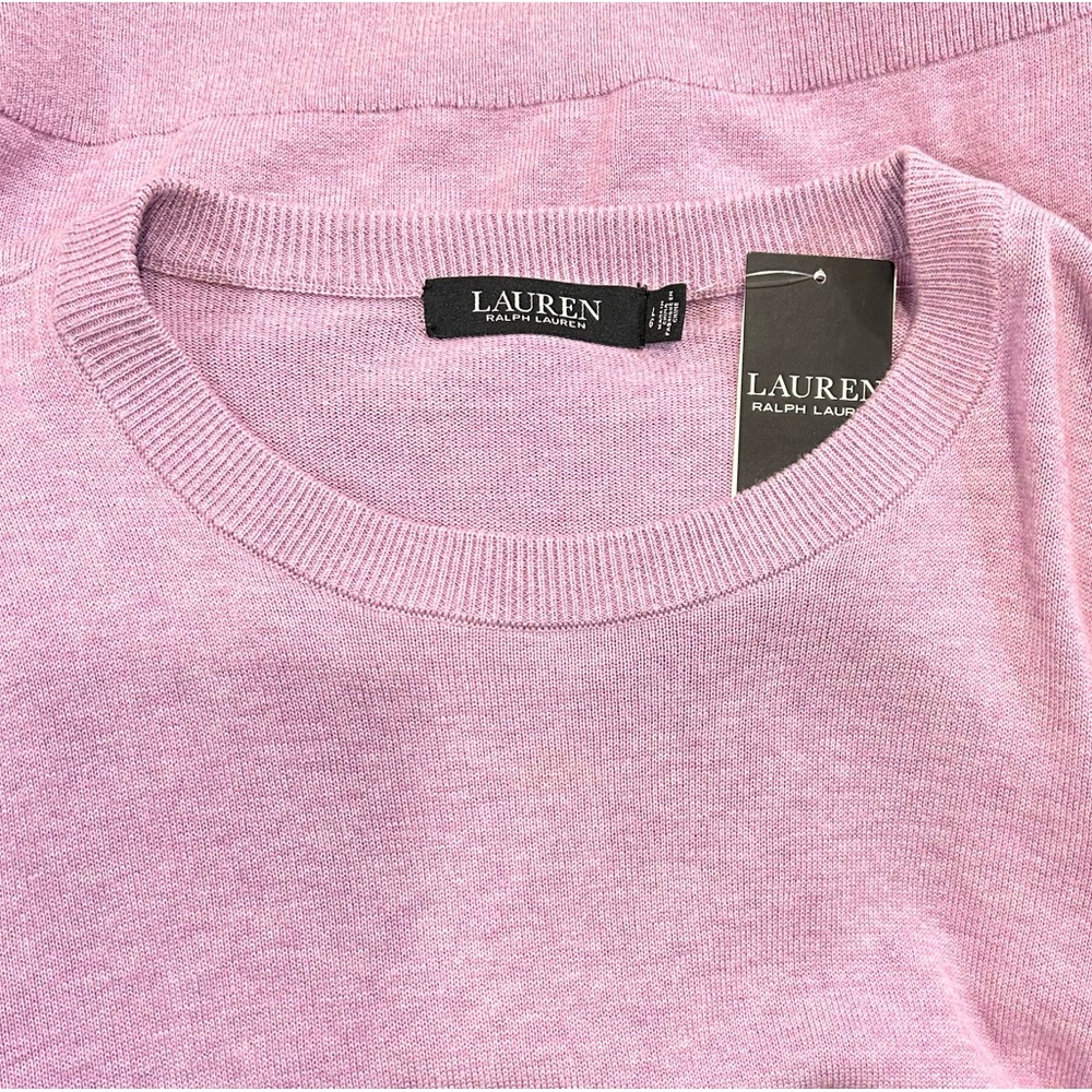 Lauren Ralph Lauren Waist Tie Primrose Violet Sweater